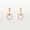 Brincos Juste Un Clou, Duplos, Diamantes