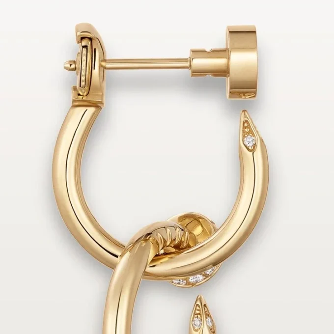 Brincos Juste Un Clou, Duplos, Diamantes