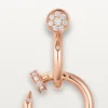 Brincos Juste Un Clou, Duplos, Diamantes