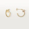 Brincos Juste Un Clou – Ouro amarelo, diamantes – Cartier