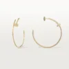 Brincos Juste Un Clou – Ouro amarelo, diamantes – Cartier