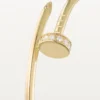 Brincos Juste Un Clou – Ouro amarelo, diamantes – Cartier