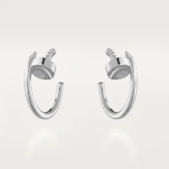 Brincos Juste Un Clou – Ouro Branco – Cartier