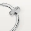 Brincos Juste Un Clou – Ouro Branco, Diamantes – Cartier