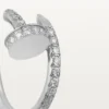 Brincos Juste Un Clou – Ouro Branco, Diamantes – Cartier