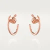 Brincos Juste Un Clou – Ouro rosa – Cartier