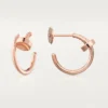 Brincos Juste Un Clou – Ouro rosa – Cartier