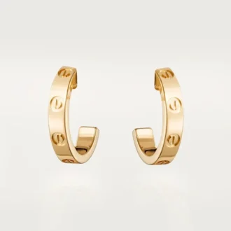 Brincos Love Hoop – Ouro Amarelo, Modelo Pequeno | Cartier Us