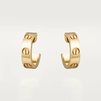 Brincos Love – Ouro Amarelo – Cartier