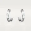 Brincos Love – Ouro Branco – Cartier
