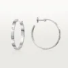 Brincos Love – Ouro Branco – Cartier
