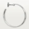 Brincos Love – Ouro Branco – Cartier