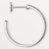 Brincos Love – Ouro Branco, Diamante – Cartier