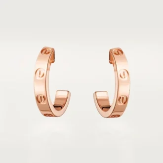 Brincos Love – Ouro Rosa – Cartier