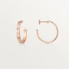 Brincos Love – Ouro rosa, diamante – Cartier