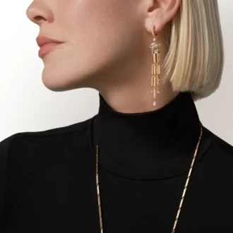 Brincos Panthere De Cartier, pavé