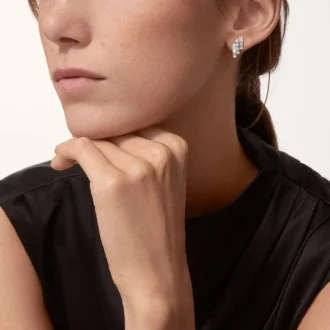 Brincos Reflection De Cartier – Ouro Branco, Diamantes – Cartier