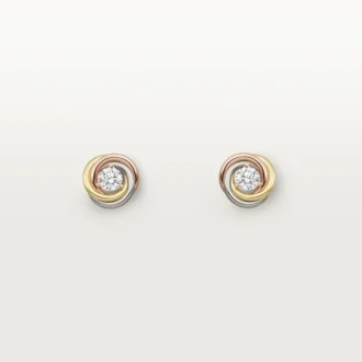 Brincos Trinity, 2 diamantes