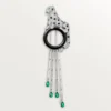 Broche Panthere De Cartier – Ouro Branco, Esmeraldas, Ônix, Diamantes – Cartier
