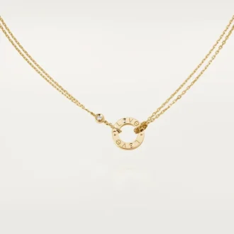 Colar com pendente Love Diamond, ouro amarelo | Cartier Us