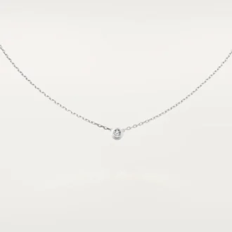 Colar Diamants Legers, Lm – Ouro Branco, Diamante – Cartier