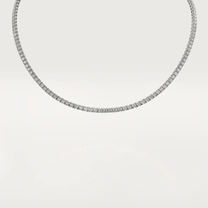 Colar Lignes Essentielles, diamantes de corte brilhante