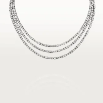 Colar Essential Lines – Ouro Branco, Diamantes – Cartier