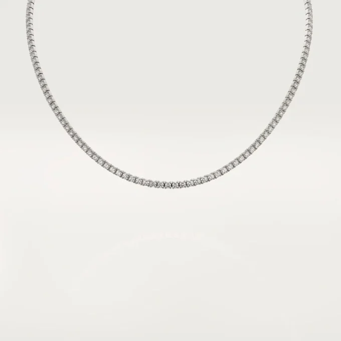 Colar Lignes Essentielles, diamantes de corte brilhante
