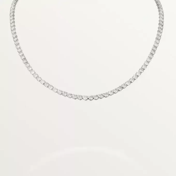 Colar Lignes Essentielles, diamantes de corte brilhante