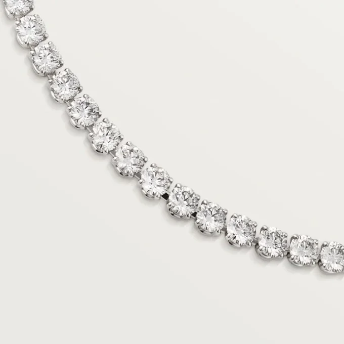 Colar Lignes Essentielles, diamantes de corte brilhante