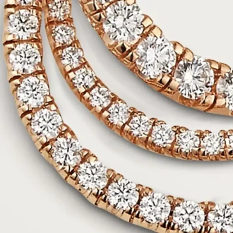 Colar Etincelle De Cartier – Ouro rosa, diamantes – Cartier