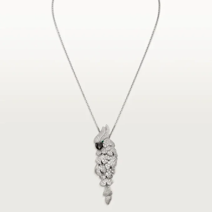 Colar Faune Et Flore De Cartier, pavé