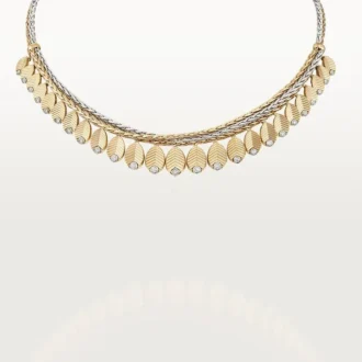 Colar Grain De Café, Diamantes