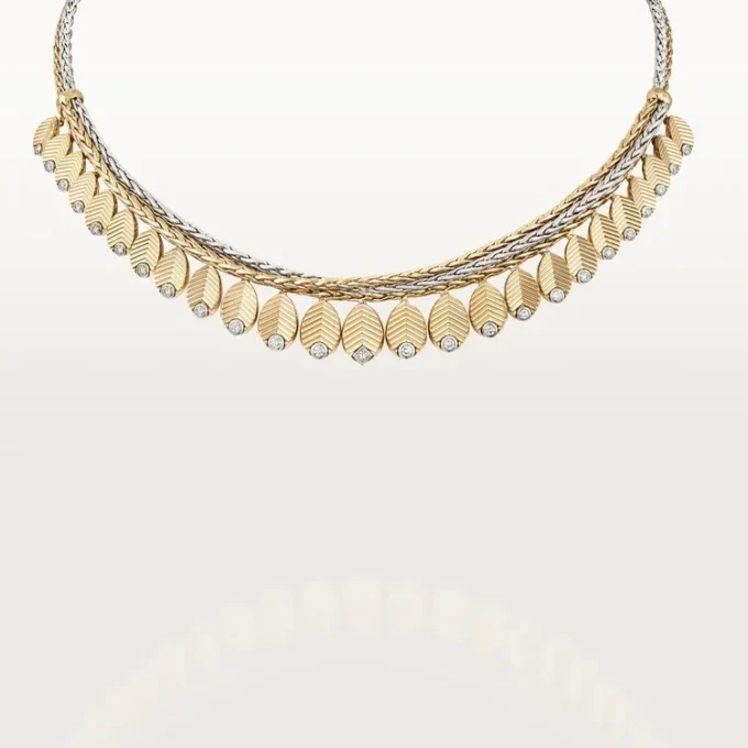 Colar Grain De Café, Diamantes