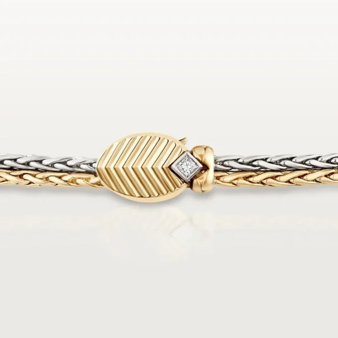 Colar Grain De Café, Diamantes