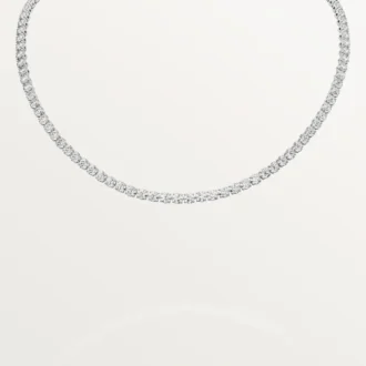 Colar Lignes Essentielles, diamantes de corte brilhante