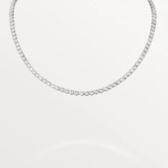 Colar Lignes Essentielles, diamantes de corte brilhante