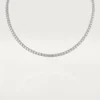 Colar Lignes Essentielles, diamantes de corte brilhante