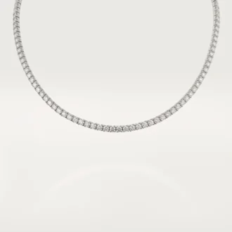 Colar Lignes Essentielles, diamantes de corte brilhante