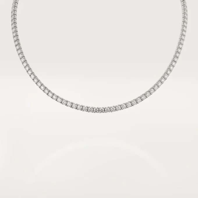 Colar Lignes Essentielles, diamantes de corte brilhante