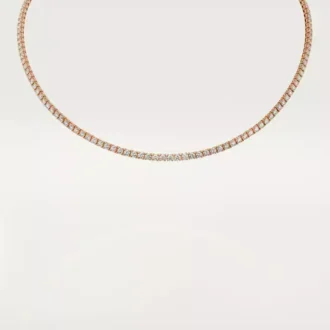 Colar Lignes Essentielles, diamantes de corte brilhante
