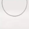Colar Lignes Essentielles, diamantes de corte brilhante