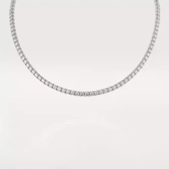 Colar Lignes Essentielles, diamantes de corte brilhante