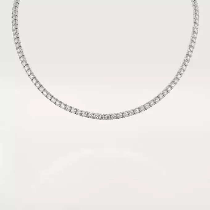Colar Lignes Essentielles, diamantes de corte brilhante