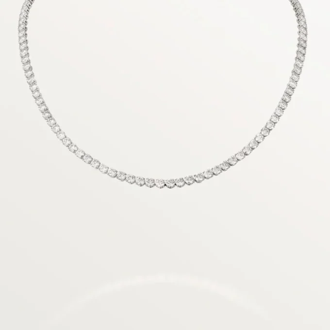 Colar Lignes Essentielles, diamantes de corte brilhante
