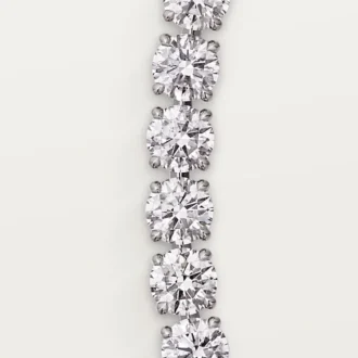Colar Lignes Essentielles, diamantes de corte brilhante