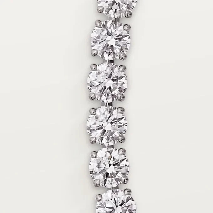 Colar Lignes Essentielles, diamantes de corte brilhante