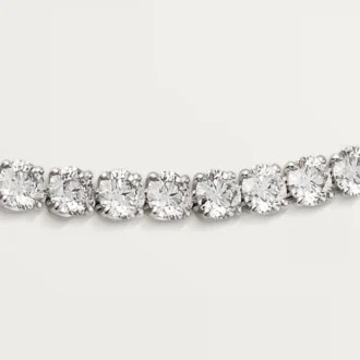 Colar Lignes Essentielles, diamantes de corte brilhante
