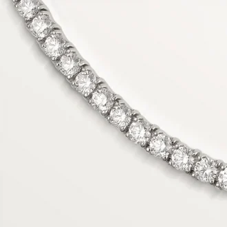 Colar Lignes Essentielles, diamantes de corte brilhante