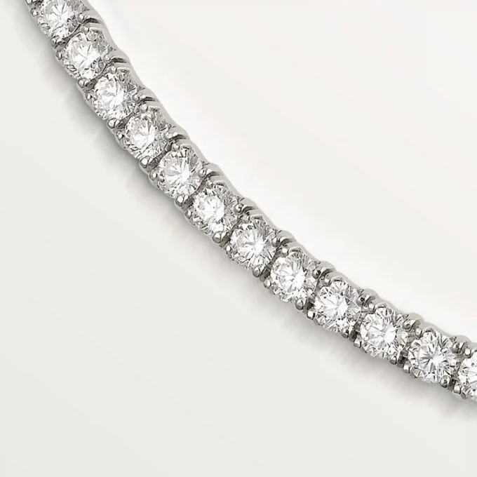Colar Lignes Essentielles, diamantes de corte brilhante